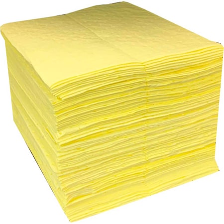 Global Industrial Sorbents, Yellow, 100 PK 670638